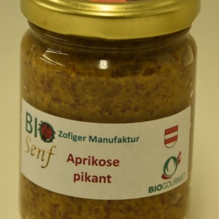 Zofiger Manufaktur Bio-Senf Aprikose pikant