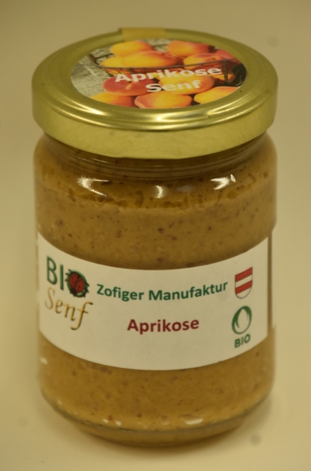 Zofiger Manufaktur Bio-Senf Aprikose mild