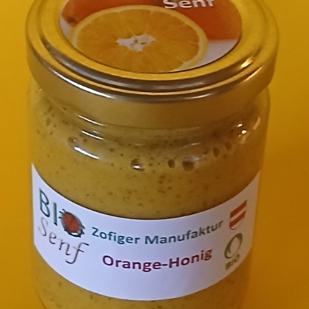 Orangen-Honig Senf