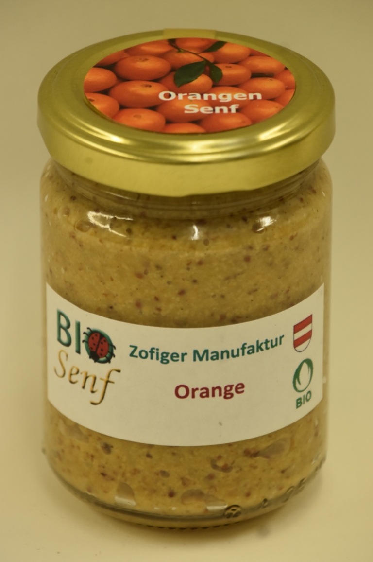 Zofiger Bio-Senf Orangen - Bio-Senf