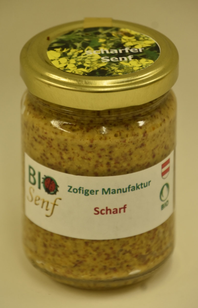 Zofiger Bio-Senf scharf - Bio-Senf