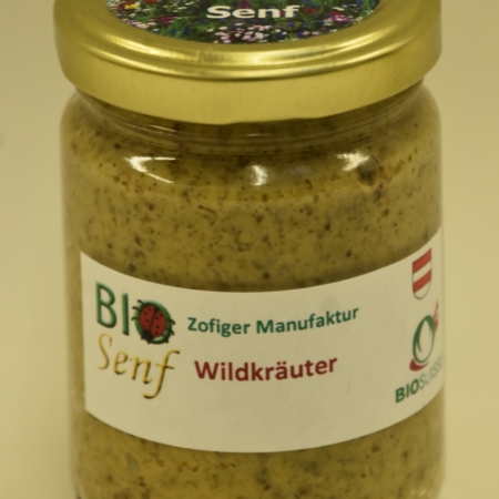 Zofiger Manufaktur Bio-Senf Wildkräuter